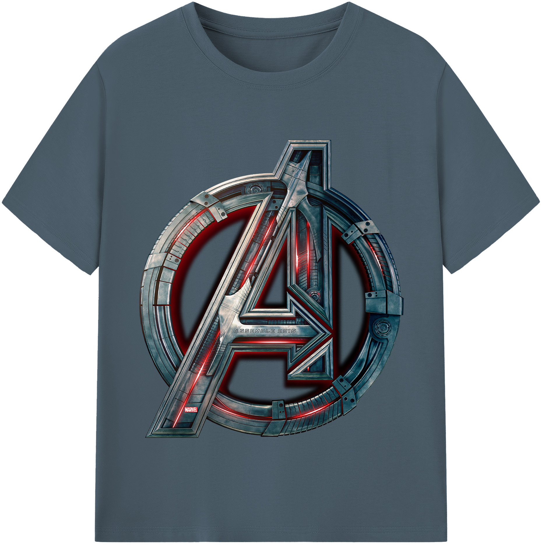 （画像用） アベンジャーズ The Avengers 綿100％半袖Tシャツ（フロントプリント）